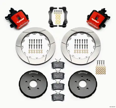 Wilwood Combination Parking Brake Rear Kit 12.88in Red Honda S2000 - 140-10310-R New Release