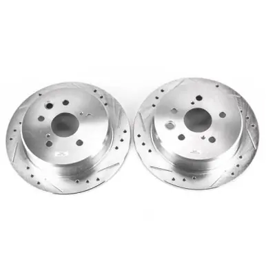 Buy Online Power Stop 06-15 Lexus IS250 Rear Evolution Drilled & Slotted Rotors - Pair - JBR1151XPR