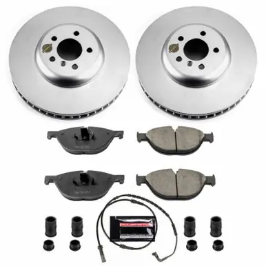 Viral Power Stop 09-10 BMW 750i Front Z23 Evolution Sport Coated Brake Kit - CRK6012
