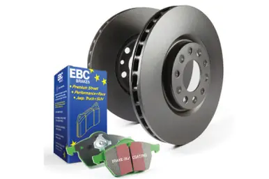 Trusted Brand EBC S11 Kits Greenstuff Pads and RK Rotors - S11KR1364