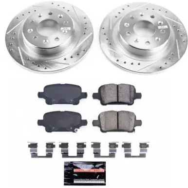 Crafted Power Stop 17-19 Buick LaCrosse Rear Z23 Evolution Sport Brake Kit - K7717