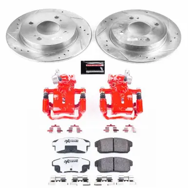 Direct From Factory Power Stop 02-06 Nissan Sentra Rear Z26 Street Warrior Brake Kit w/Calipers - KC741A-26