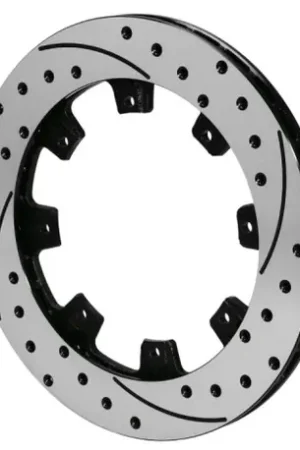 Wilwood Rotor-UL32 Iron LH-SRP BLK Drl 12.19 x .810 - 8 on 7.62in - 160-7106-BK Editor’s Pick