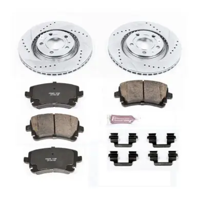 Direct From Factory Power Stop 04-09 Audi S4 Rear Z23 Evolution Sport Brake Kit - K4564