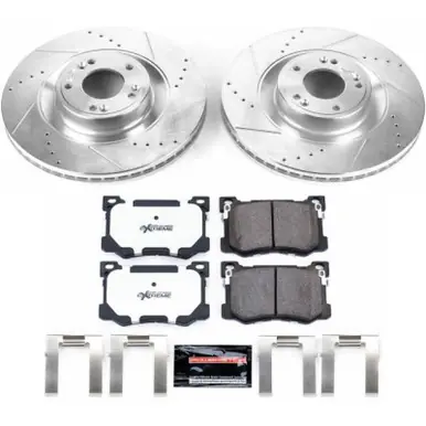 Save Now Power Stop 15-16 Hyundai Genesis Front Z26 Street Warrior Brake Kit - K7030-26