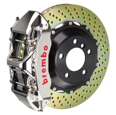 Limited Offer Brembo 23+ GR Corolla Front GTR BBK 4 Piston Billet355x32 2pc Rotor Drilled- Nickel Plated - 1M1.8068AR