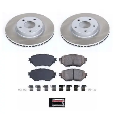 Direct From Manufacturer Power Stop 17-18 Mazda 3 Front Semi-Coated Rotor Kit - SC7517
