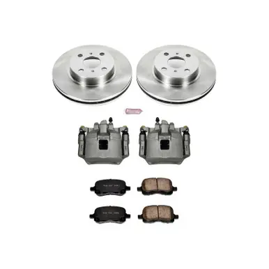 Viral Power Stop 98-02 Chevrolet Prizm Front Autospecialty Brake Kit w/Calipers - KCOE1152