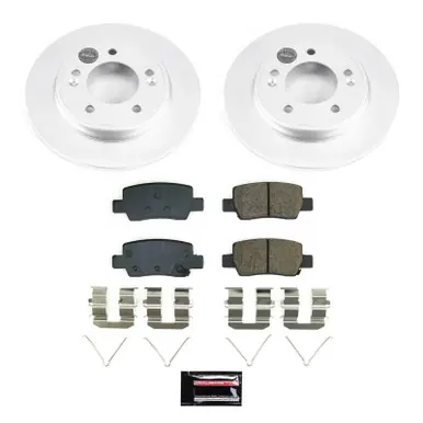 Trending Power Stop 21-23 Hyundai Elantra Rear Z17 Coated Brake Kit - CRK9106
