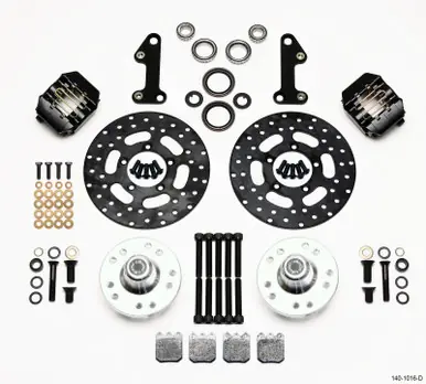 Wilwood Dynalite Single Front Drag Kit Drilled Rotor 67-69 Camaro 64-72 Nova Chevelle - 140-1016-D Wholesale