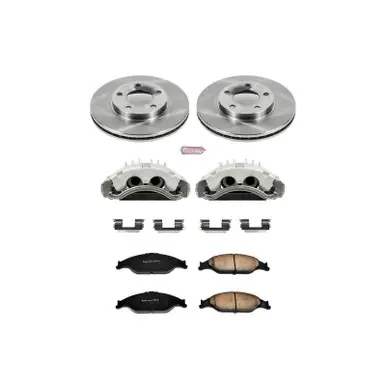 Power Stop 99-04 Ford Mustang Front Autospecialty Brake Kit w/Calipers - KCOE1301 Direct From Factory