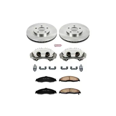 Clearance Power Stop 98-02 Chevrolet Camaro Front Autospecialty Brake Kit w/Calipers - KCOE1547