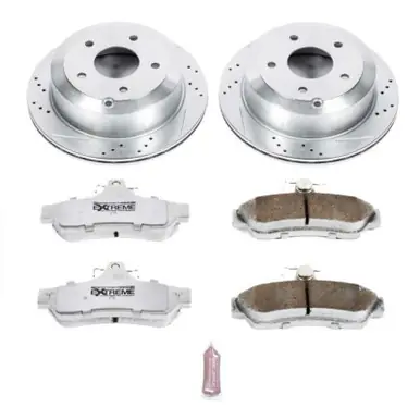 Authentic Power Stop 05-06 Pontiac GTO Rear Z26 Street Warrior Brake Kit - K1601-26