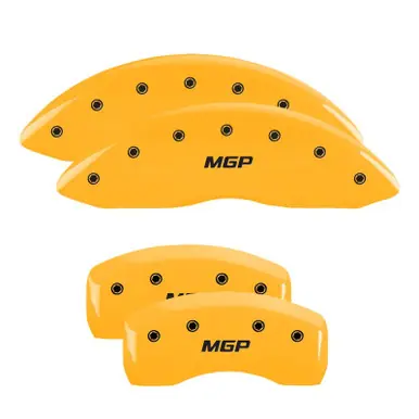 MGP 4 Caliper Covers Engraved Front & Rear MGP Yellow finish black ch - 17175SMGPYL Hot Picks