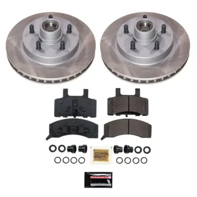 Power Stop 98-99 GMC Yukon Front Semi-Coated Rotor Kit - SC1991 Certified