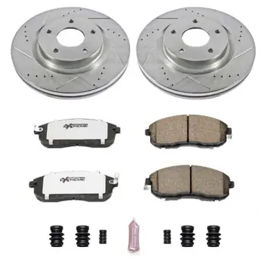 Today Only Power Stop 07-13 Nissan Altima Front Z26 Street Warrior Brake Kit - K241-26