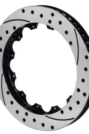 Weekend Sale Wilwood Rotor-SRP48 Iron-LH-BLK-Drill 12.88 x .750 - 12 on 8.75in - 160-12470-BK