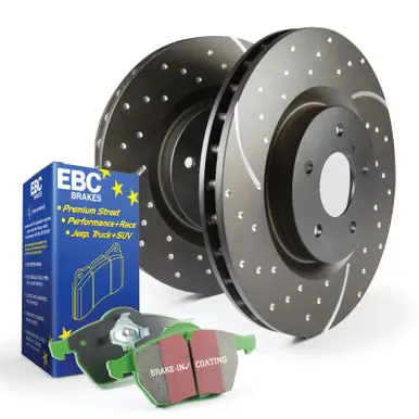 Buy Today EBC S10 Kits Greenstuff Pads and GD Rotors - S10KR1021