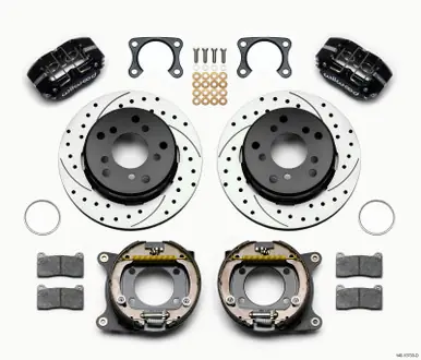 Authentic Wilwood Dynapro Lug Mount P/S Park Brake Kit Drilled Big Ford 2.00in Off Bronco 5 x 5.50 - 140-13733-D