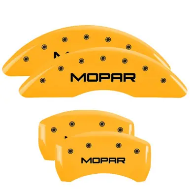 Save Now MGP 4 Caliper Covers Engraved Front & Rear MGP Yellow Finish Black Char 2002 Jeep Grand Cherokee - 42004SMGPYL