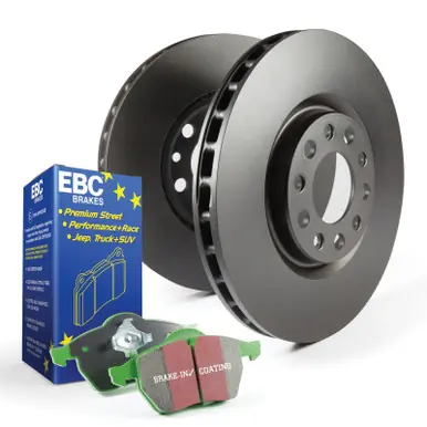 Weekend Sale EBC S11 Kits Greenstuff Pads and RK Rotors - S11KF1332