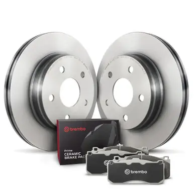 Top Rated Brembo OE 13-16 Dodge Dart Rear Disc Brake Kit - KT00669