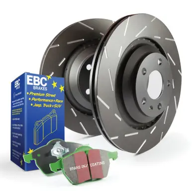 Best Price EBC S2 Kits Greenstuff Pads and USR Rotors - S2KF1126