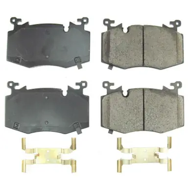 Price Cut Power Stop 2019 Cadillac CT6 Front Z17 Evolution Ceramic Brake Pads w/Hardware - 17-8002