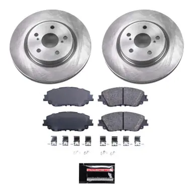 Power Stop 21-23 Toyota Venza Front Semi-Coated Rotor Kit - SC7895 Final Sale