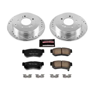 Professional Grade Power Stop 06-09 Hyundai Azera Rear Z23 Evolution Sport Brake Kit - K5209