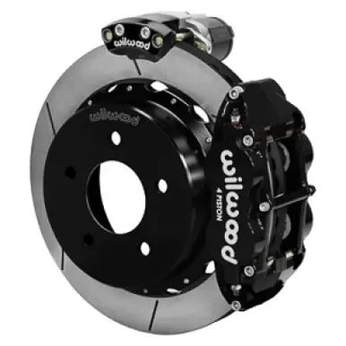 Wilwood 88-98 GM C1500 Superlite Rear Electronic Parking Brake Kit 14in Rotor 3.25in Offset - Blk - 140-18045 Holiday Sale