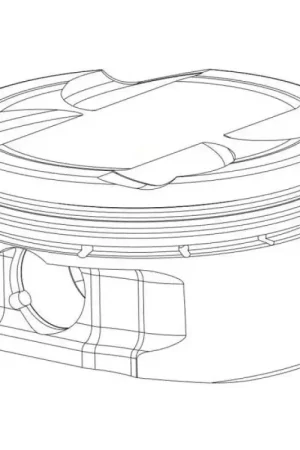 Special Offer CP Piston & Ring Set for Honda 2.0L K20C1 - Bore (3.38in) - Stroke (85.9mm) - Comp Ratio (10.0)