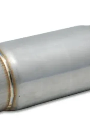 Vibrant SS Race Muffler 4in inlet/outlet x 5in long Fan Favorite