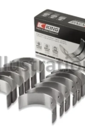 Clearance King Chrysler 2.7L (OD+.002) (Size 1.0) Connecting Rod Bearing Set