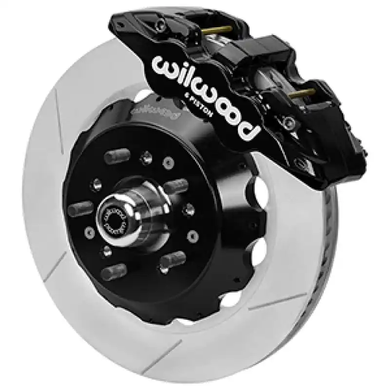 Worldwide Shipping Wilwood Forged 6 Piston Superlite Caliper, GT 72 Vane Vented Spec37 Slotted Rotor - 14.00x1.25