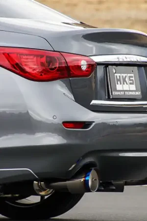 Buy Online HKS Infiniti Q50 Hybrid VQ37 Dual Hi-Power Titanium Tip Catback Exhaust