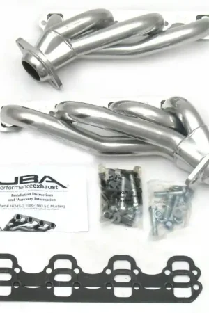 Time-Limited JBA 86-93 Ford Mustang 5.0L SBF 1-5/8in Primary Silver Ctd Cat4Ward Header