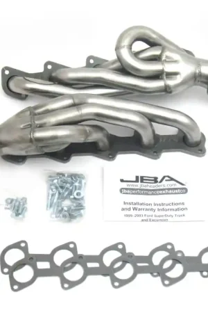 Wholesale JBA 99-04 Ford Truck 6.8L 2V V10 w/o EGR 1-1/2in Primary Raw 409SS Cat4Ward Header