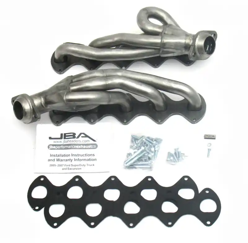 Bargain JBA 05-10 Ford F-Series 6.8L 3V V10 1-1/2in Primary Raw 409SS Cat4Ward Header