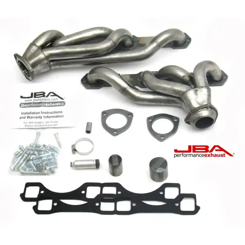 Best Price JBA 65-86 GM Truck 265-400 Carbureted w/A.I.R. 1-5/8in Primary Raw 409SS Cat4Ward Header