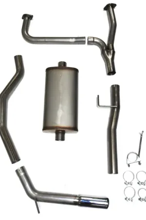 Big Sale JBA 16-20 Nissan Titan XD (Excl Long Bed) 5.6L 409SS Single Rear Exit Cat-Back Exhaust
