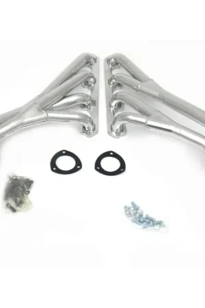 Buy Direct JBA 65-70 Ford Mustang 260-302 SBF 1-1/2in-1-3/4in Primary Silver Ctd Tri Y Header