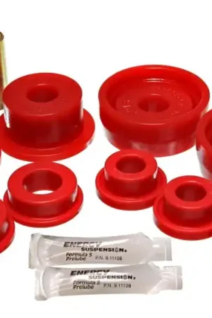 Top Rated Energy Suspension 84-87 Honda Civic/CRX Red Rear Control Arm Bushing Set (Includes Trailing Arm Bush