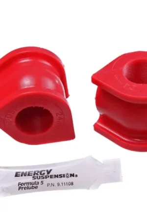 Shop Now Energy Suspension 06-11 Honda Civic (Excl Si) 24mm Front Sway Bar Bushings - Red