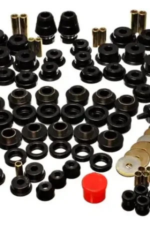 Top Rated Energy Suspension 07-11 Jeep JK 2dr Black Hyper-Flex Master Bushing Set