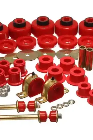 While Supplies Last Energy Suspension 01-06 Chevy Silverado 4WD Red Hyper-flex Master Bushing Set