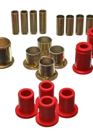 Bargain Energy Suspension 91-96 Buick LeSabre / 90-94 Chevy Astro Red Front Lower and Upper Control Arm Bush