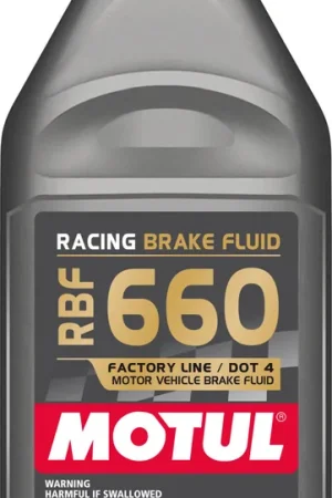 Motul 1/2L Brake Fluid RBF 660 - Racing DOT 4 Low Price