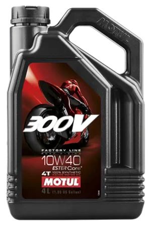 Motul 4L Synthetic-ester 300V Factory Line Road Racing 10W40 Cheap