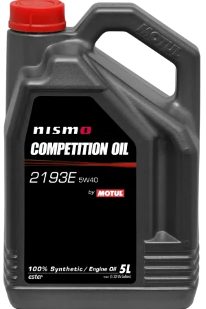 Motul Nismo Competition Oil 2193E 5W40 5L Reduced Price